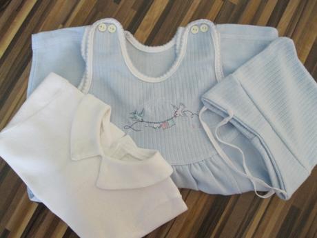 Bledučkomodrý kompletík, herma,68