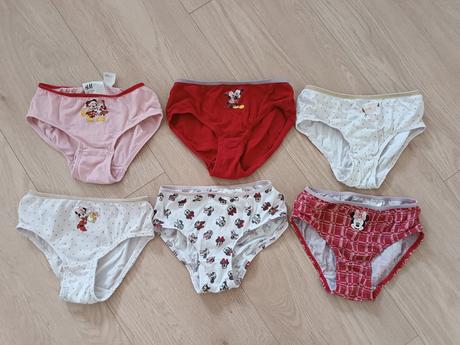 6x nohavičky hm, h&m,110