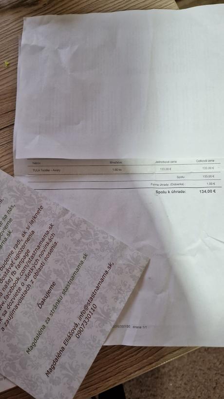 Ergonomický nosič tula, tula