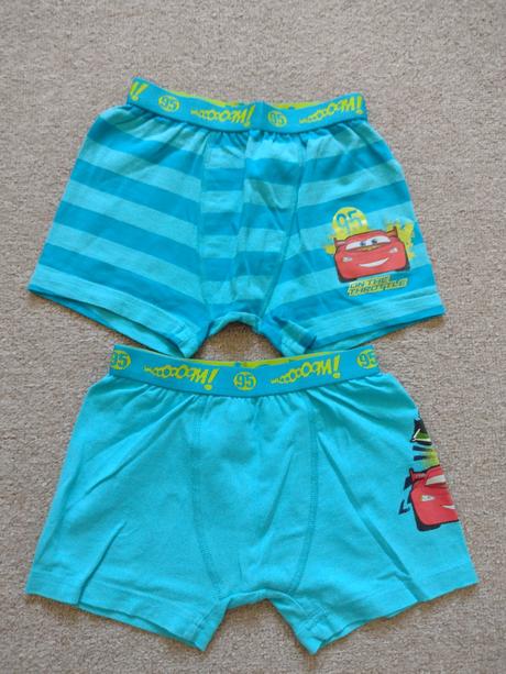 Boxerky cars 2x + natelnik 2x, disney,110