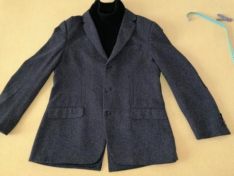 Štýlové sako s odopínateľným efektom vestičky50, c&a,xl