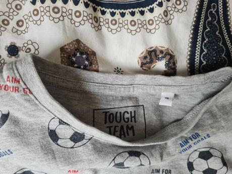 Tricko s dlhým rukávom futbalová lopta dvojicky, c&a,116