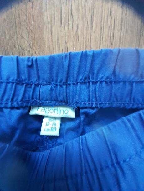 3/4 letne nohavice pre dievcatko na 12-18mes., fagottino,80