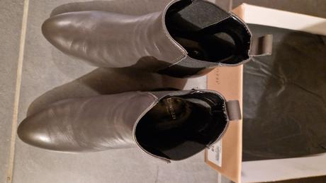 Kožené kotníkové čižmičky, veľ 38, lasocki,38