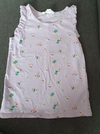 Kvetinkove letne tielko, h&m,134