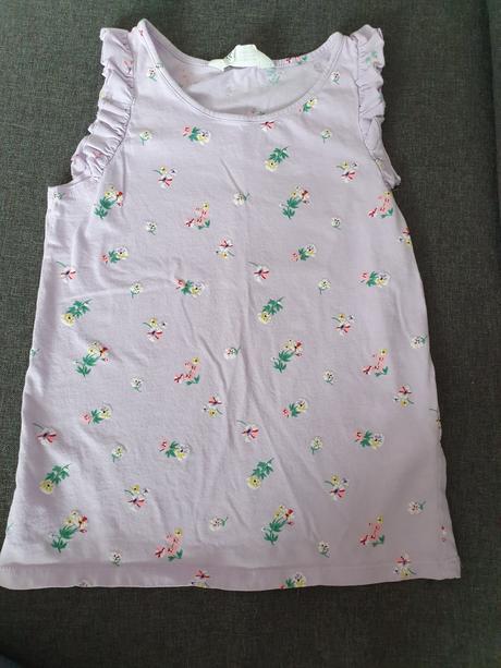 Kvetinkove letne tielko, h&m,134