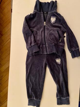 Tenezis teplakova suprava 2-3 roky, h&m,98