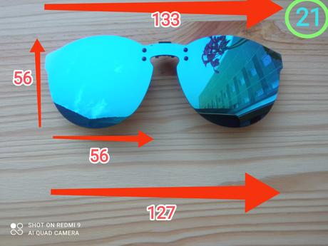 Klip na dioptrické okuliare uv 400 filter,