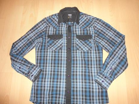 Čierno-modrá košela, m