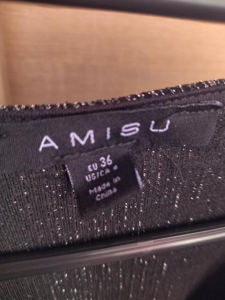 Trblietavé slávnostné šaty, amisu,36