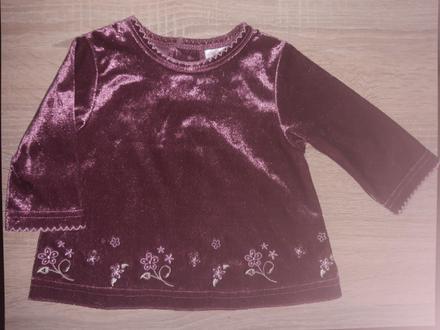 Zamatové tričko, kappahl,62