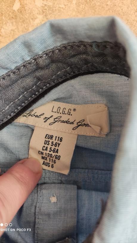 Košeľa h&m, h&m,116