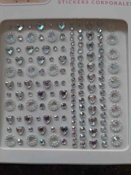 Samolepiace kamienky na tvár / telo / nechty,