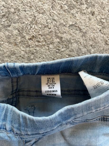 Rifľe pre dievčatá hm, h&m,128