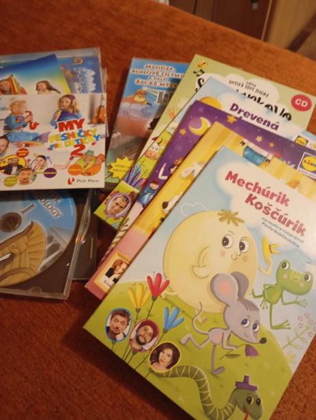 Detské cd a dvd,