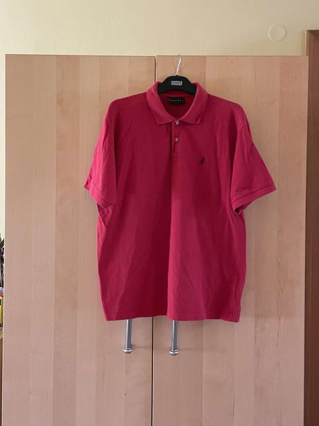 Pánske tričko č. xl červenej farby, xl