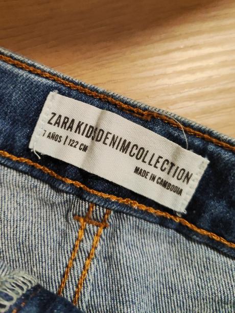 Riflová suknička zara, zara,122
