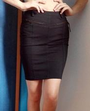 Znacková talianska sukňa, s