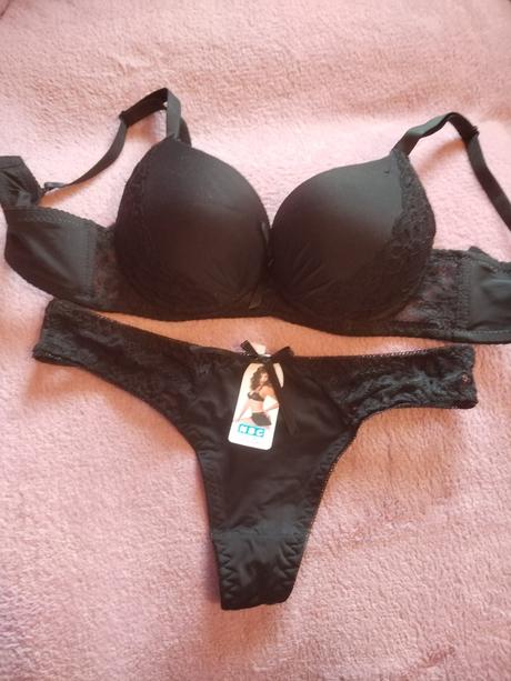 Set podprsenka push up a tanga, 80a / xl