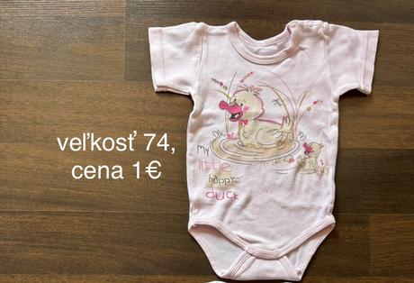 Dievčenské body krátky rukav, japitex,74