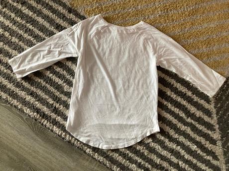 Krémové tričko 146/152, h&m,146