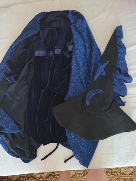 Kostym čarodejnice,hvezdarky 110/116, 