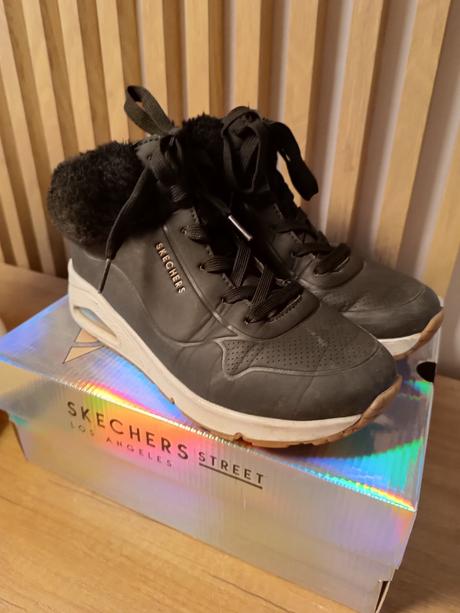 Topánky na zimu, skechers,38