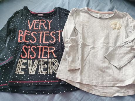 2x tričko 4-5rokov, f&f,110