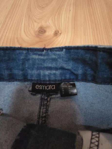 Riflová sukňa, esmara,36