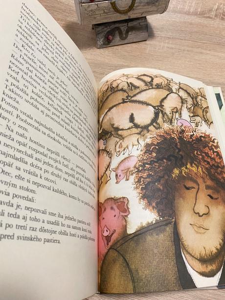 Krásna stará retro kniha zlatovlasý mládenec,