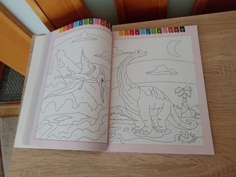 Maľovanie podľa čísel -dinosaury, 
