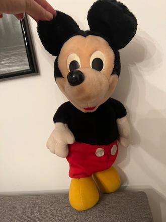 Mickey mouse vintage zberatelsky plysova hra,