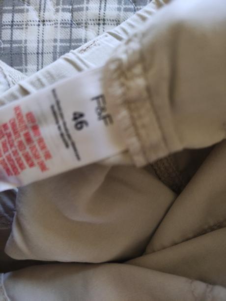 Ľanové nohavice, f&f,46