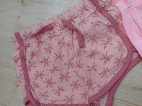 2x kraťase pre dievčatko, 68–80