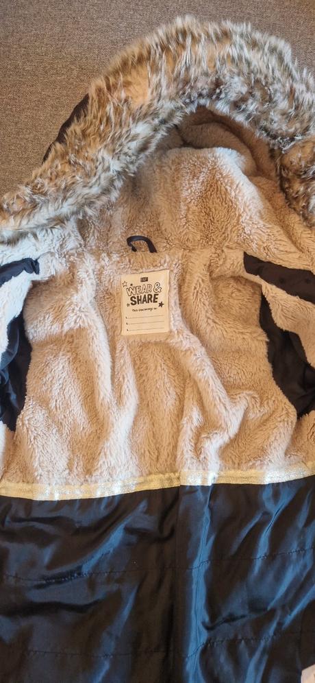 Zimná bunda kabát dievčenský 110, f&f,110