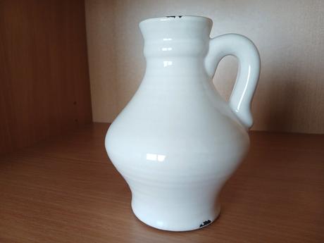 Keramický bucľatý vintage džbánik 13 cm, 