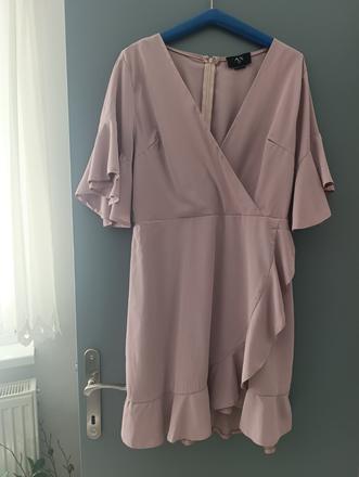 Krasne pudrove znackove saty pre moletku  oversziz, xl