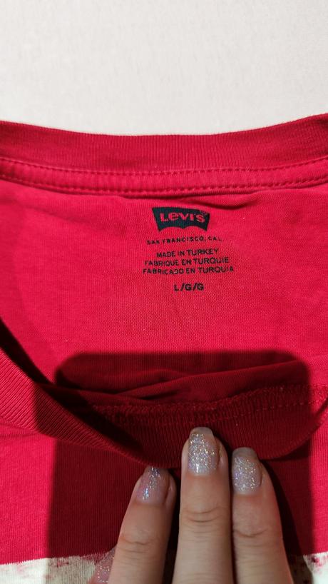 Levis crop tričko, levis,l