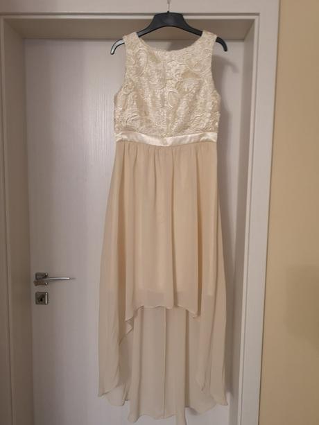 Spoločenské béžové šaty jake's č. 34/36, 36