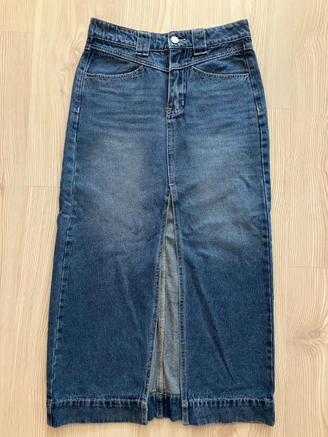 Denimová sukňa, s