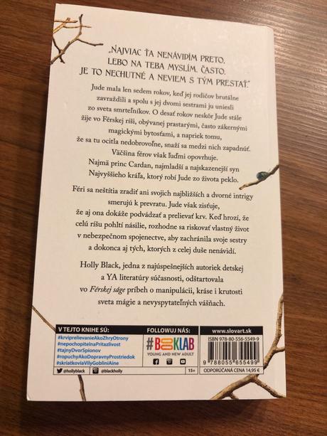 Krutý princ holly black, 
