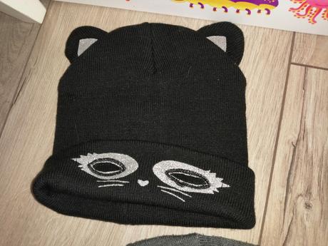 Pulovrík so sovičkou, mačičková čiapočka, h&m,122