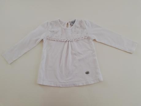 Biele tričko s kamienkami, 86