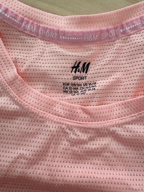 Tričko športové 12-14 rokov, h&m,164