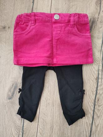 Sukňa+legíny veľkosť 74, takko,74