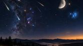 ... len pre info maximum meteorického roja Orionidy nastáva práve dnes v noci z 21. na 22. 10. 2026, tento známy jesenný hviezdny dážď, ktorý tvoria prachové pozostatky slávnej Halleyho kométy, je aktívny od 2. októbra do 7. novembra, no práve dnešná noc ponúka najlepšiu šancu na ich zachytenie. ... tak pozerajte
