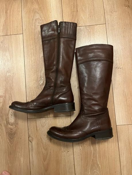 Čižmy kožené, 37