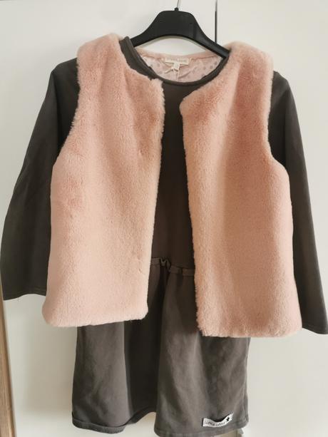 Šaty tmavošede, little star,128