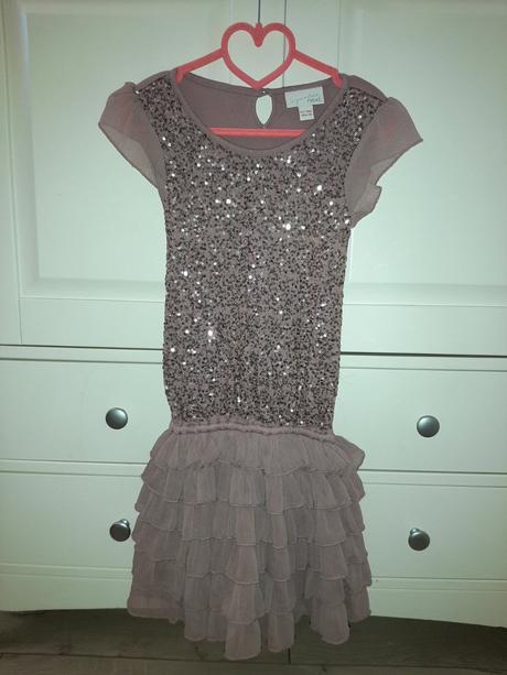 Flitríkové šaty next, top stav, next,122