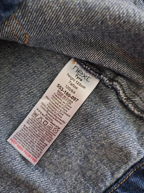 Rifľová suknička na traky next, next,122